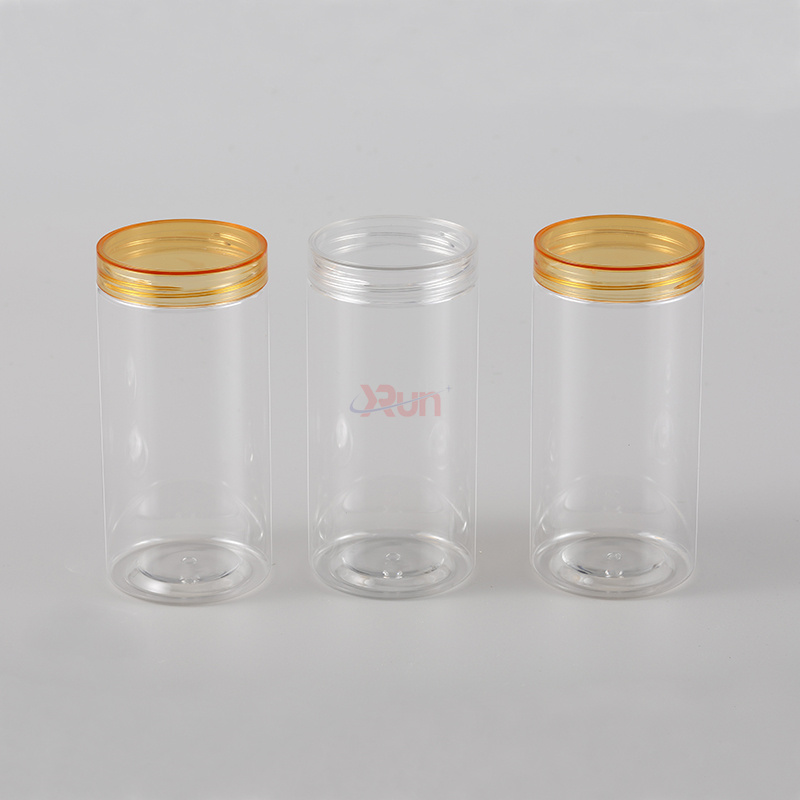 As a professional plastic packing jars maker, we offer a top-tier plastic round jar for Containers for dried fruits and other products with our blow molded packaging.